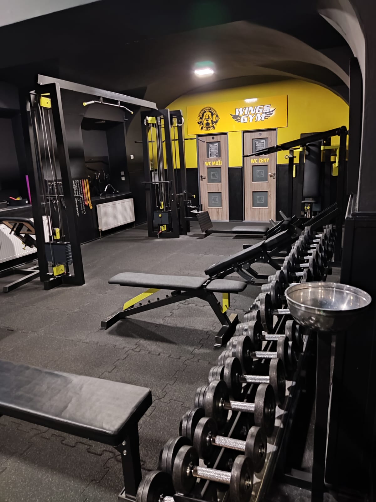 Hlavní posilovací stroj